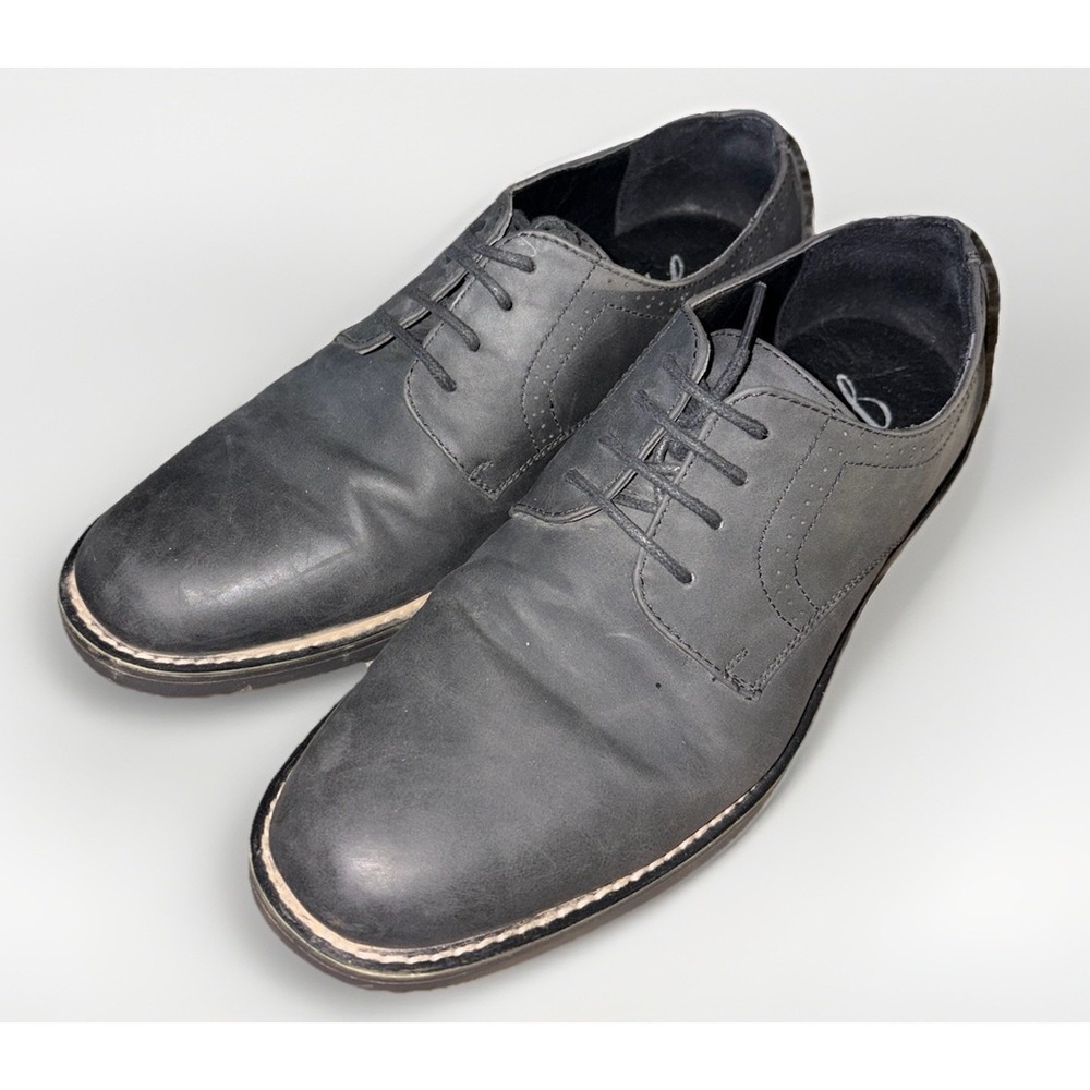 Jousen Men's Casual Dress Shoes Suede Business Classic Dress Shoes Gray Size 7
